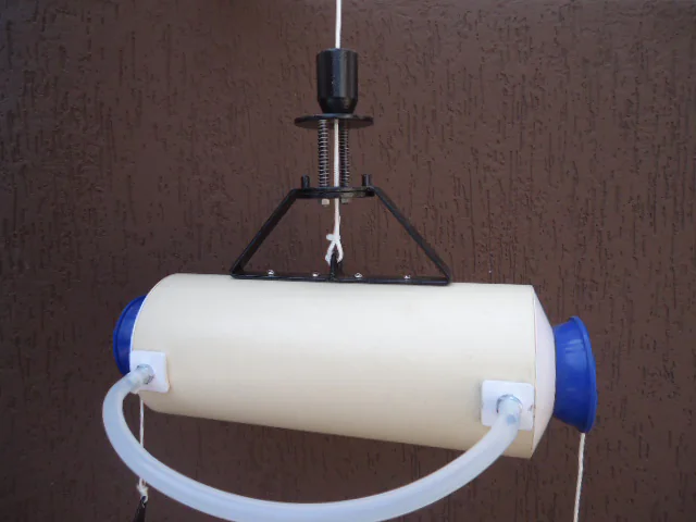 Garrafa de Van Dorn PVC Branco Dupla Camada (horizontal) - 5L - LTC34